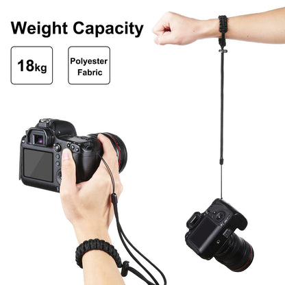 Adjustable Anti-Lost Camera Wrist Strap - Braided Sport-1915196508421099523
