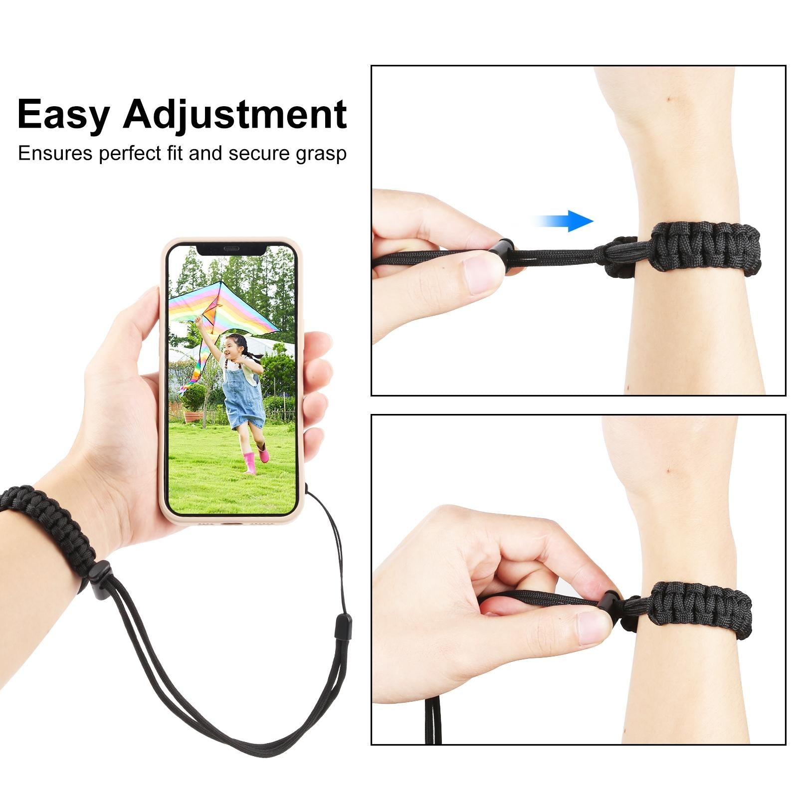 Adjustable Anti-Lost Camera Wrist Strap - Braided Sport-1915196508421099524