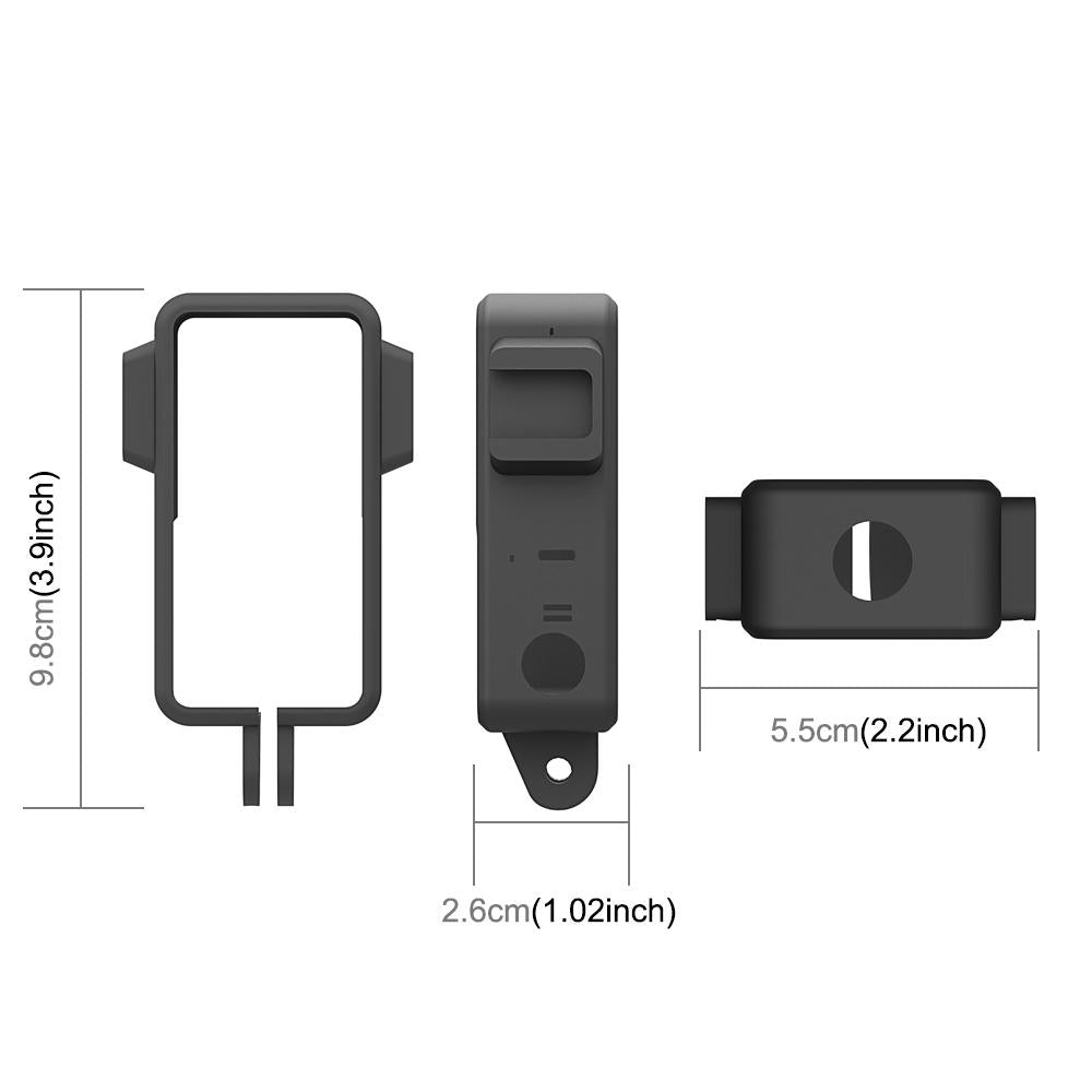 Protective Cage With Dual Cold Shoes For Dji Action 2-1915196723823775746