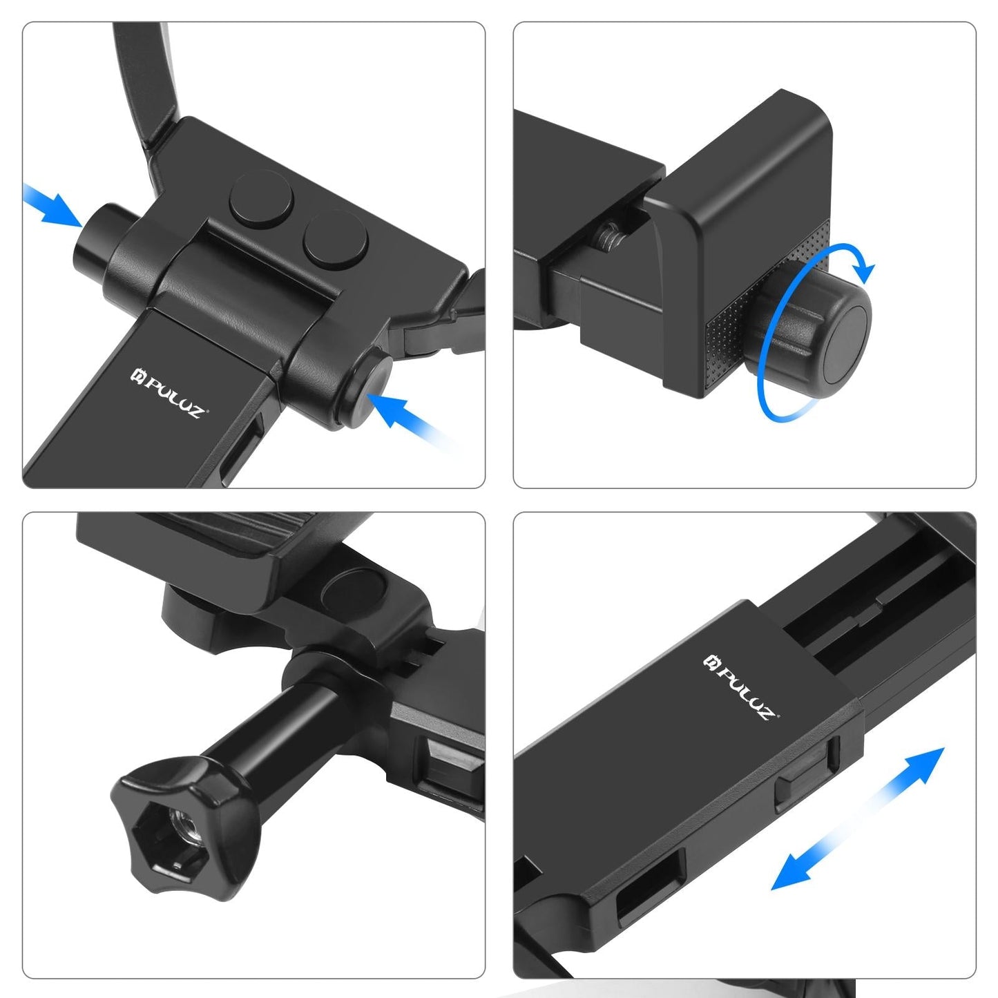 Flexible Neck Mount For Gopro And Smartphones - Adjustable-1915196495628472323
