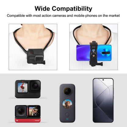 Flexible Neck Mount For Gopro And Smartphones - Adjustable-1915196495628472325