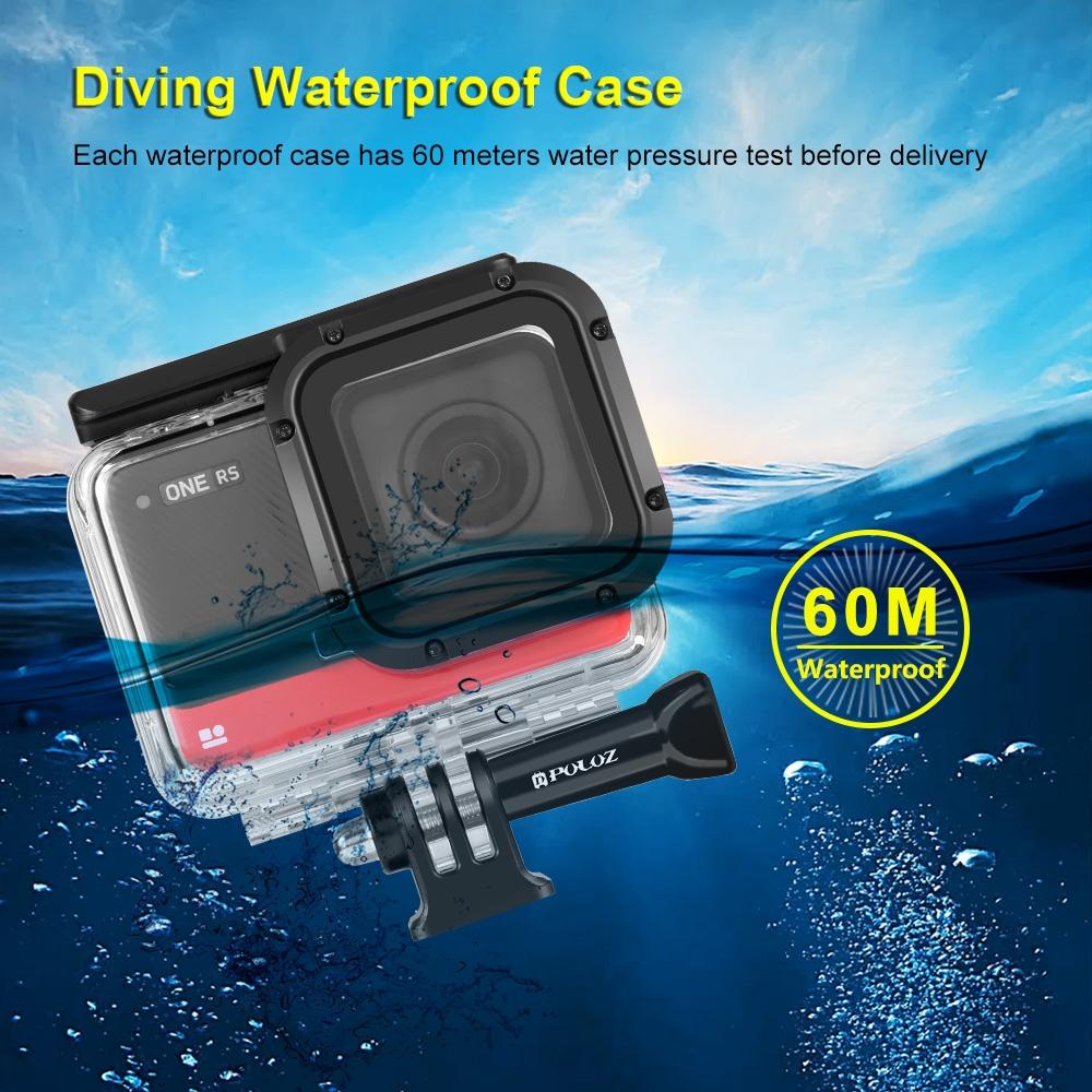 Waterproof 60M Diving Case For Insta360 One R 4K Camera-1915196603535331332
