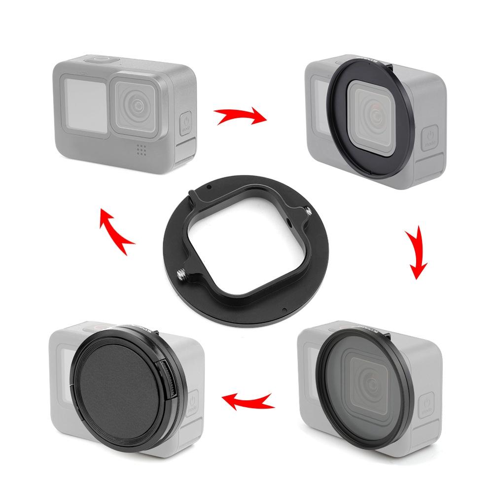52Mm Cpl Uv Lens Filter + Adapter Ring For Gopro Hero12-1915196789498187781