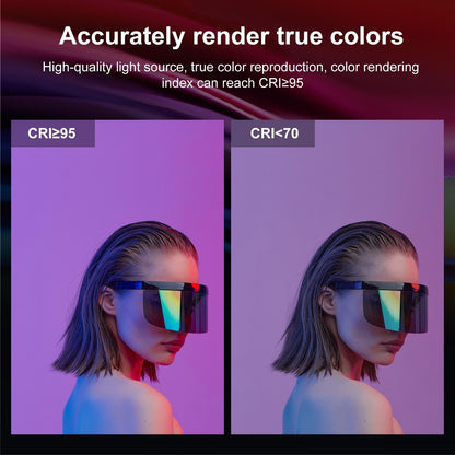 Handheld On-Camera Led Light With 2500-9900K & Rgb Fill For Photography-1915197559790505990