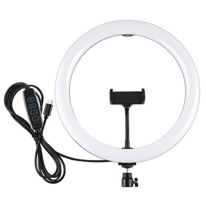 11.8 Dual Colour Led Ring Light With Phone Clamp - 3 Modes-1915196783194148865