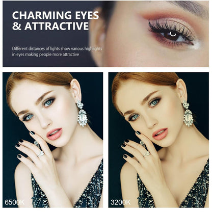 11.8 Dual Colour Led Ring Light With Phone Clamp - 3 Modes-1915196783194148868