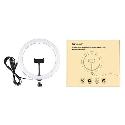 11.8 Dual Colour Led Ring Light With Phone Clamp - 3 Modes-1915196783194148873