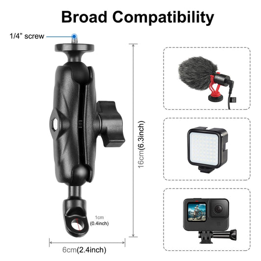 Universal Motorcycle Camera Mount For Gopro And Action Cams-1964932170082553857
