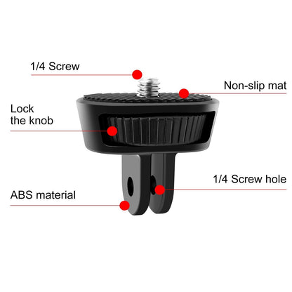 Adjustable Action Camera Tripod Adapter - 1 / 4 Screw-1915196748167516163