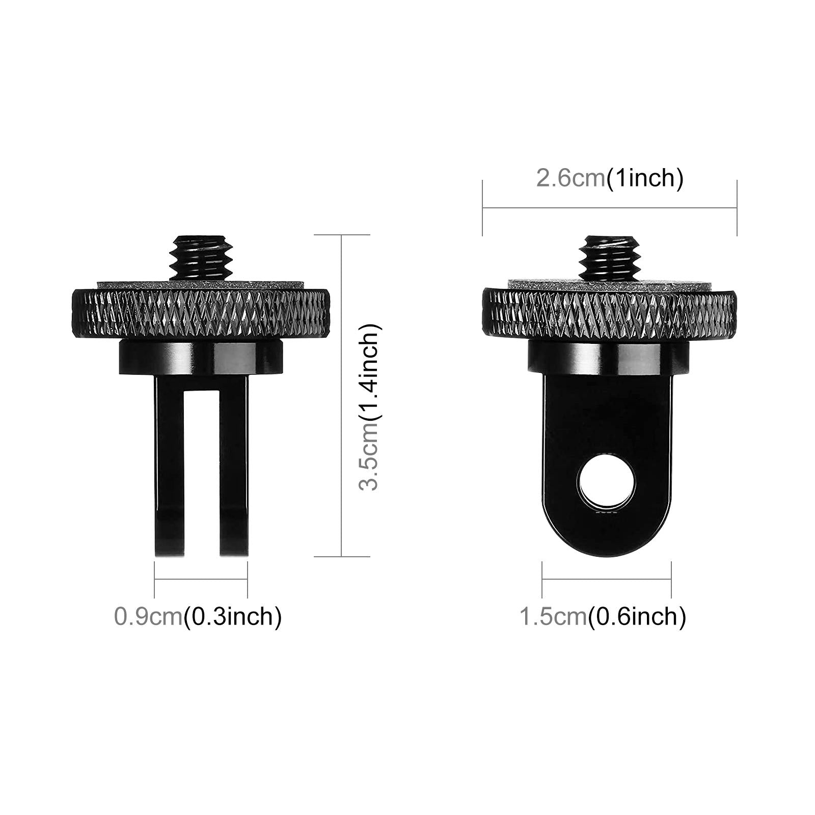 Metal Tripod Mount For Action Cameras - 1 / 4 Screw-1915196762503647234