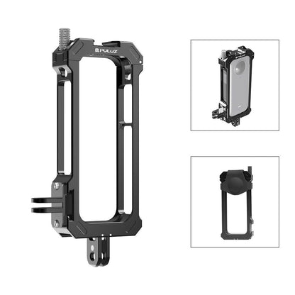Metal Protective Cage For Insta360 X3 With Cold Shoe And Tripod Adapter-1915196762809831424