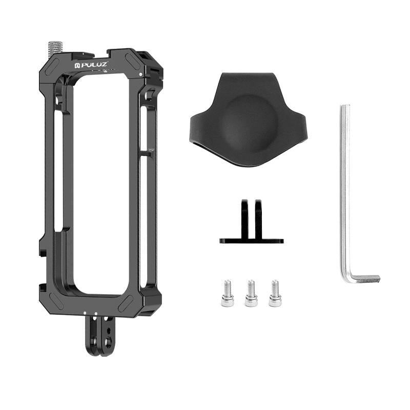 Metal Protective Cage For Insta360 X3 With Cold Shoe And Tripod Adapter-1915196762809831426
