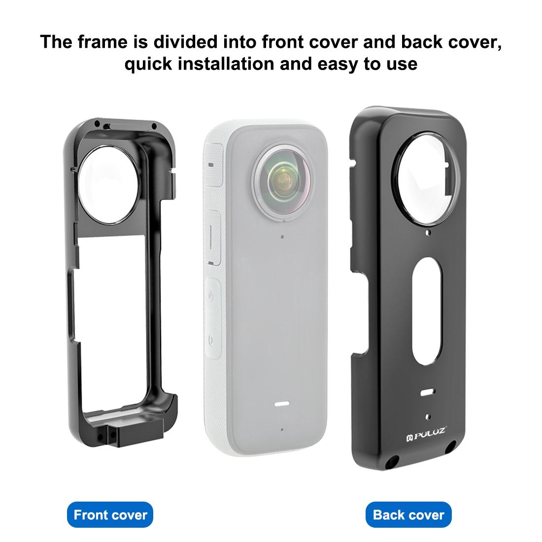 Metal Protective Cage For Insta360 X3 With Lens Protector-1915196791549202436