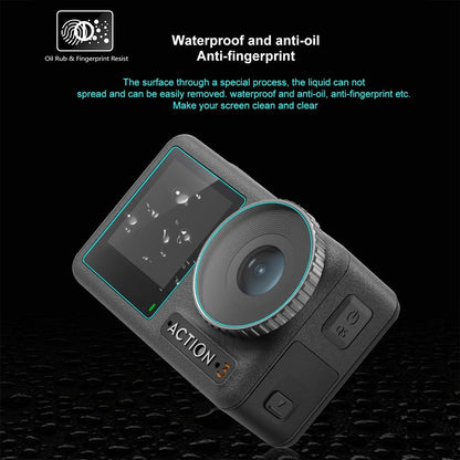Tempered Glass Film Set For Dji Action 3 - 3-In-1 Protection For Front And Back Screens And Lenses-1915198406066835460