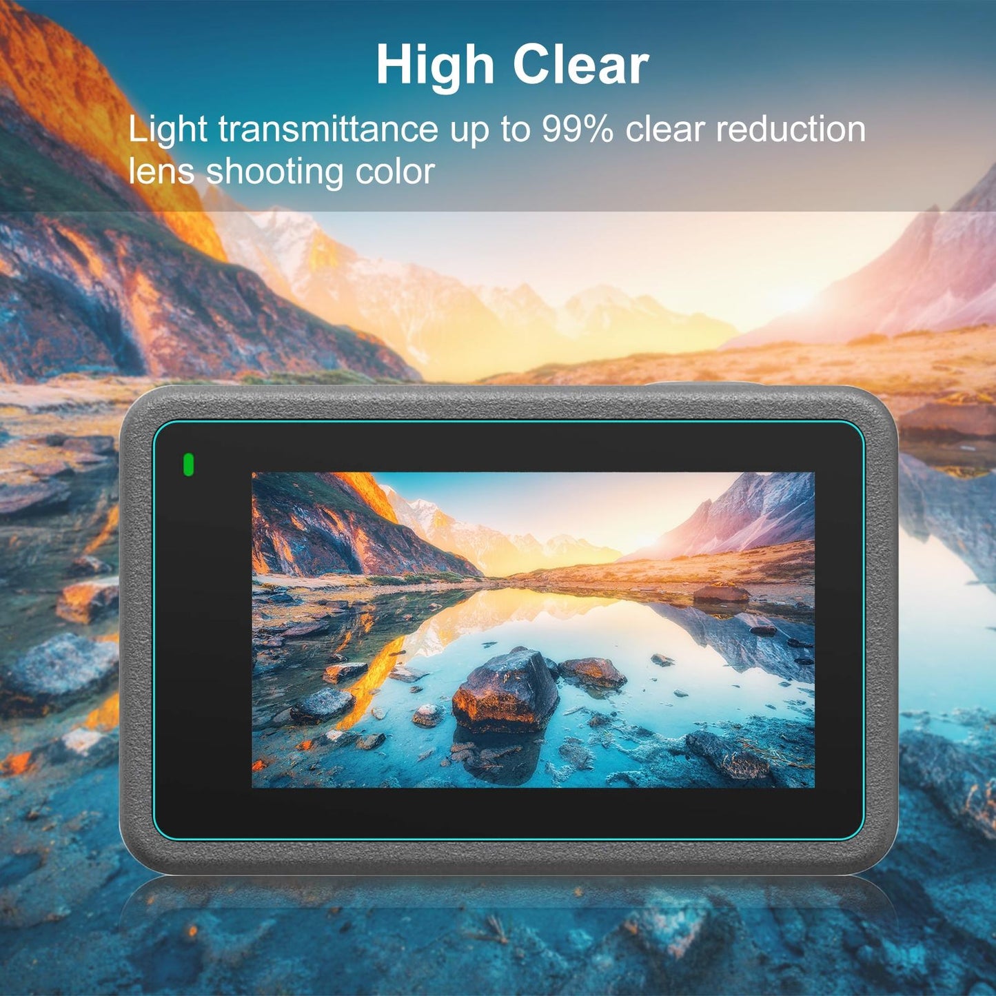 Tempered Glass Film Set For Dji Action 3 - 3-In-1 Protection For Front And Back Screens And Lenses-1915198406066835463