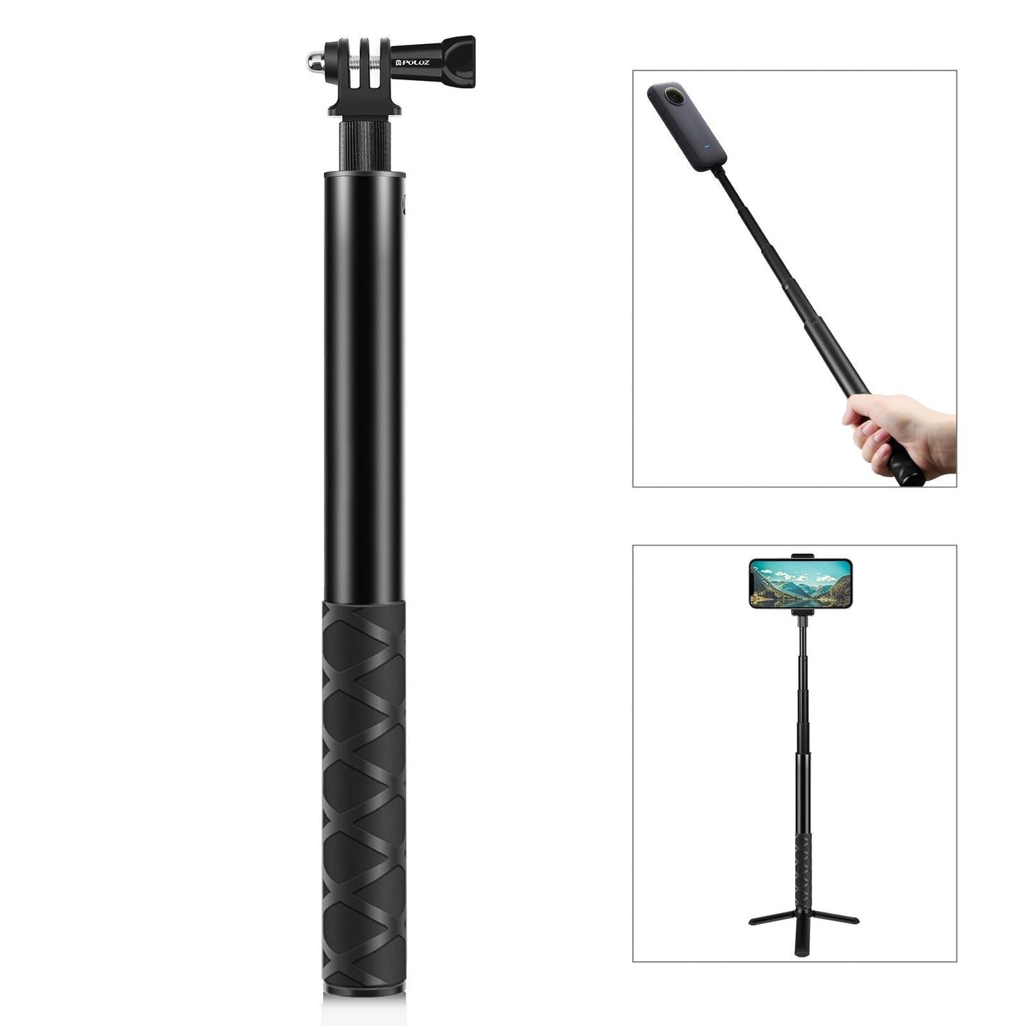 110Cm Metal Selfie Stick Monopod For Insta360 One Rs X2 X3 X4-1915197665214337024