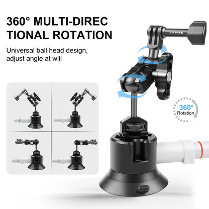 Aluminum Magic Arm With Suction Cup Mount-1915196769042567170