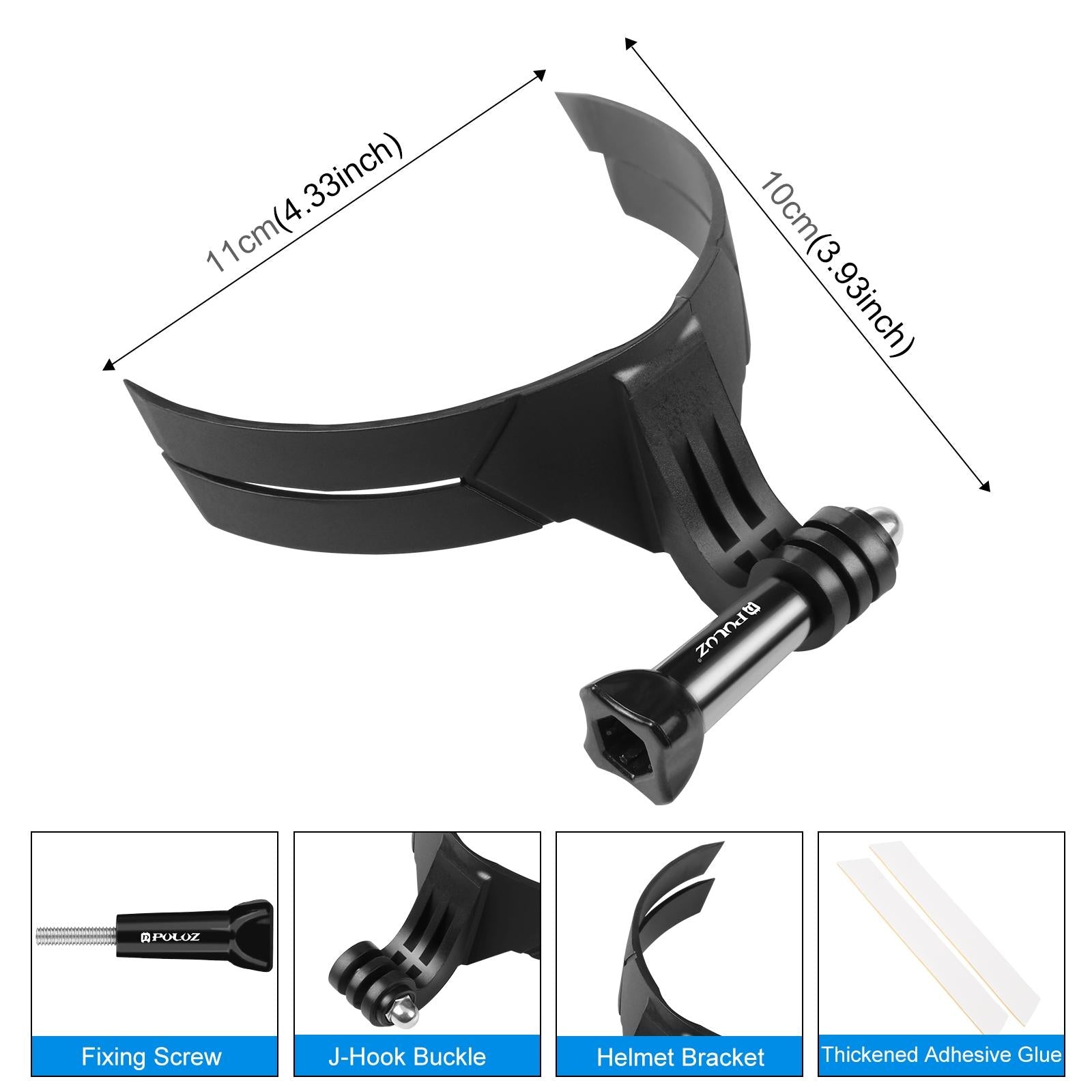 Motorcycle Helmet Chin Mount For Bending Action Camera-1915196799346413569