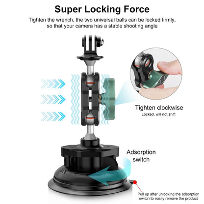 Aluminum Alloy Magic Arm With Strong Suction Cup-1915196489651589122