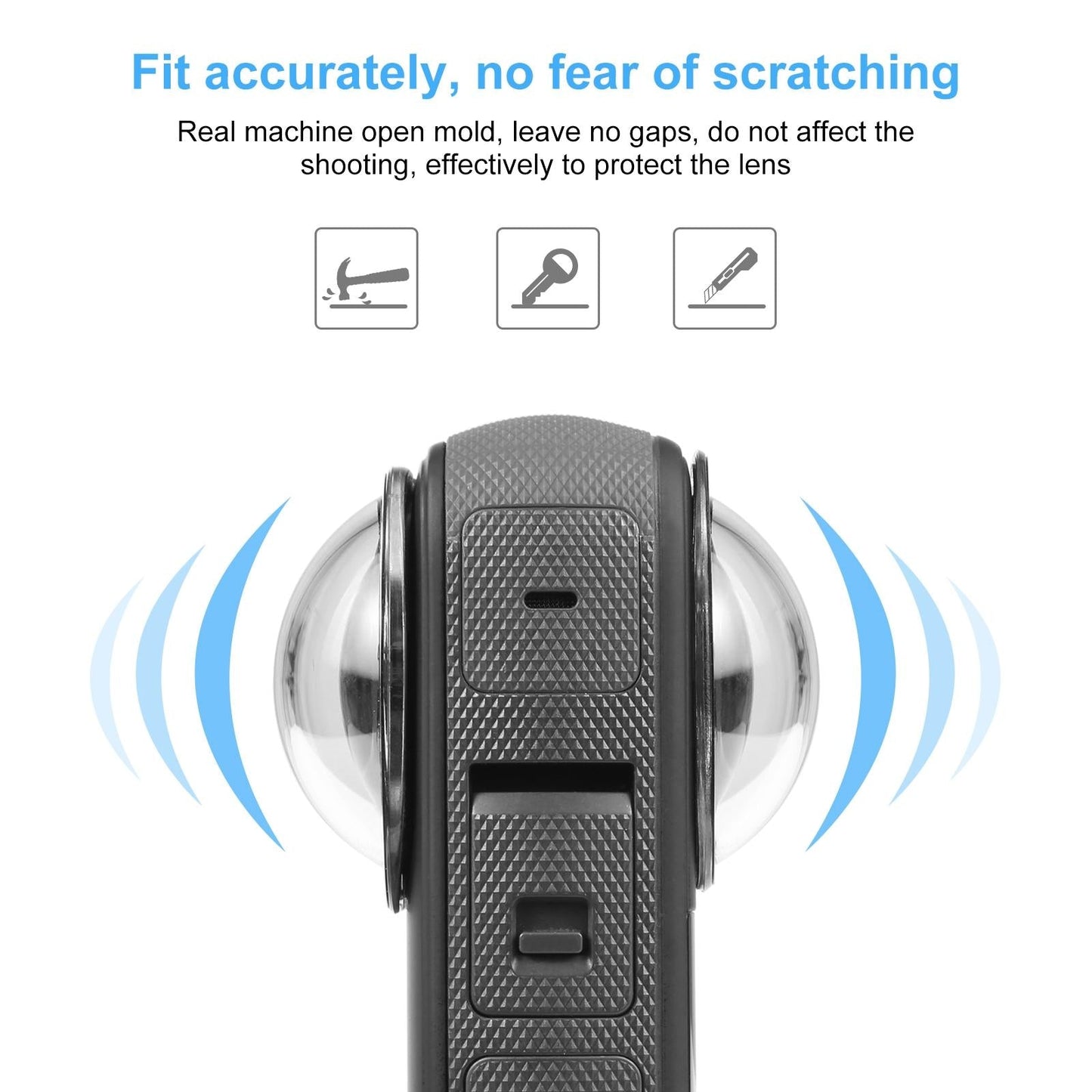 Optical Glass Lens Guard For Insta360 X3 - Protective Cover-1915196678479155202