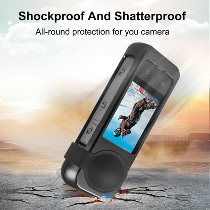 Metal Protective Cage For Insta360 X3 With Silicone Lens Cover-1915196755243307012