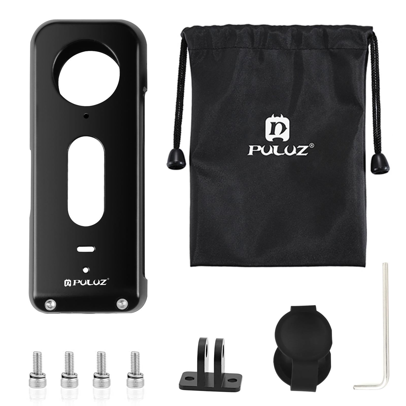 Metal Protective Cage For Insta360 X3 With Silicone Lens Cover-1915196755243307015