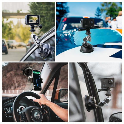 Universal Car Phone Mount With Suction Cup Arm-1915198056710672391