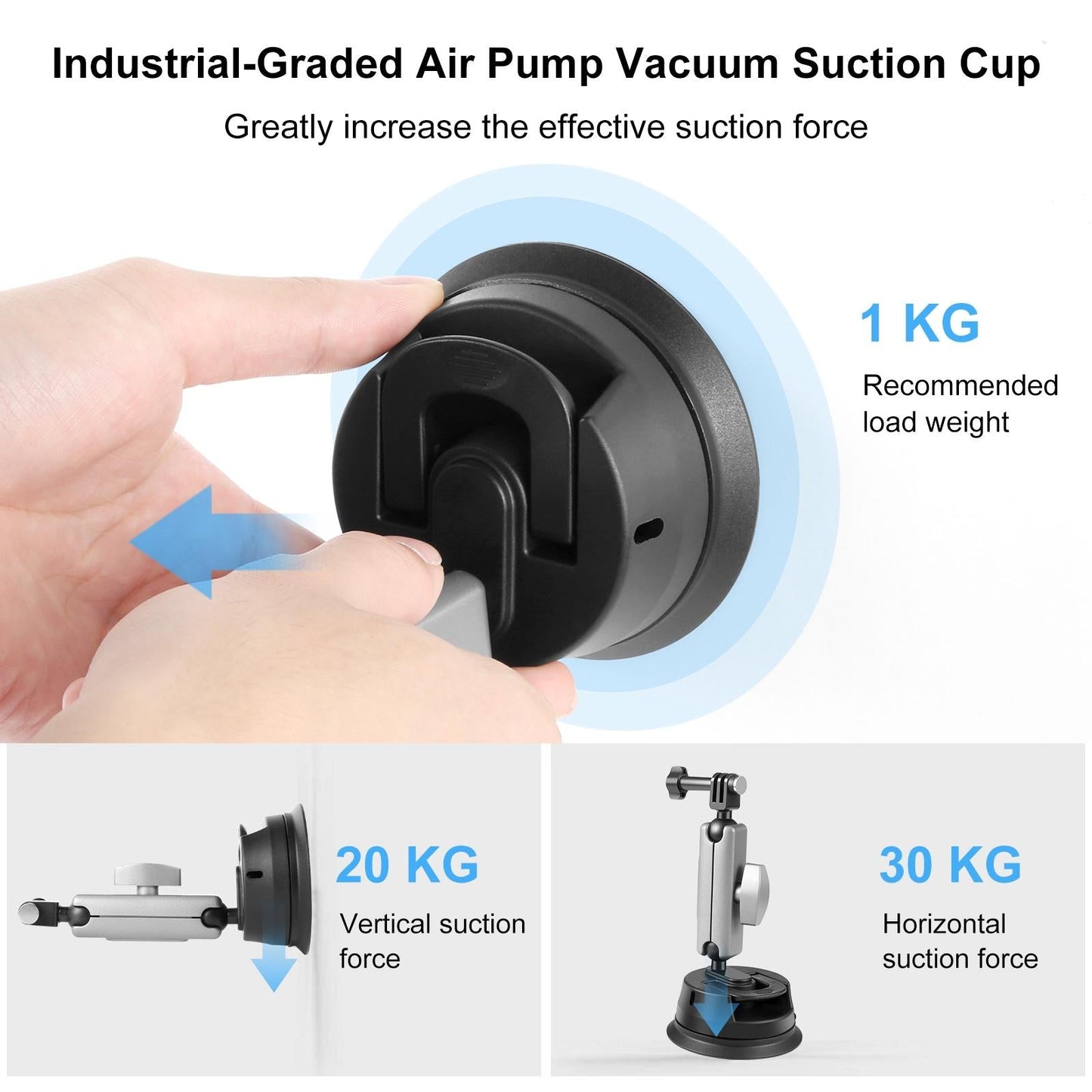 Suction Cup Arm Mount With Adapter And Screw-1915197755559645188