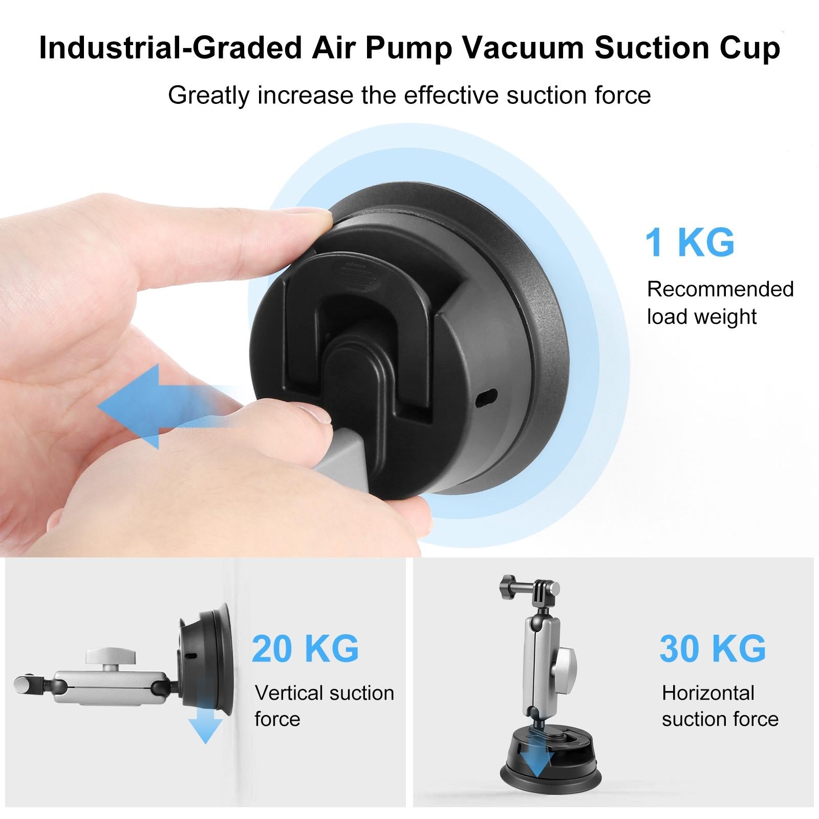 Suction Cup Arm Mount With Adapter And Screw-1915197755559645188