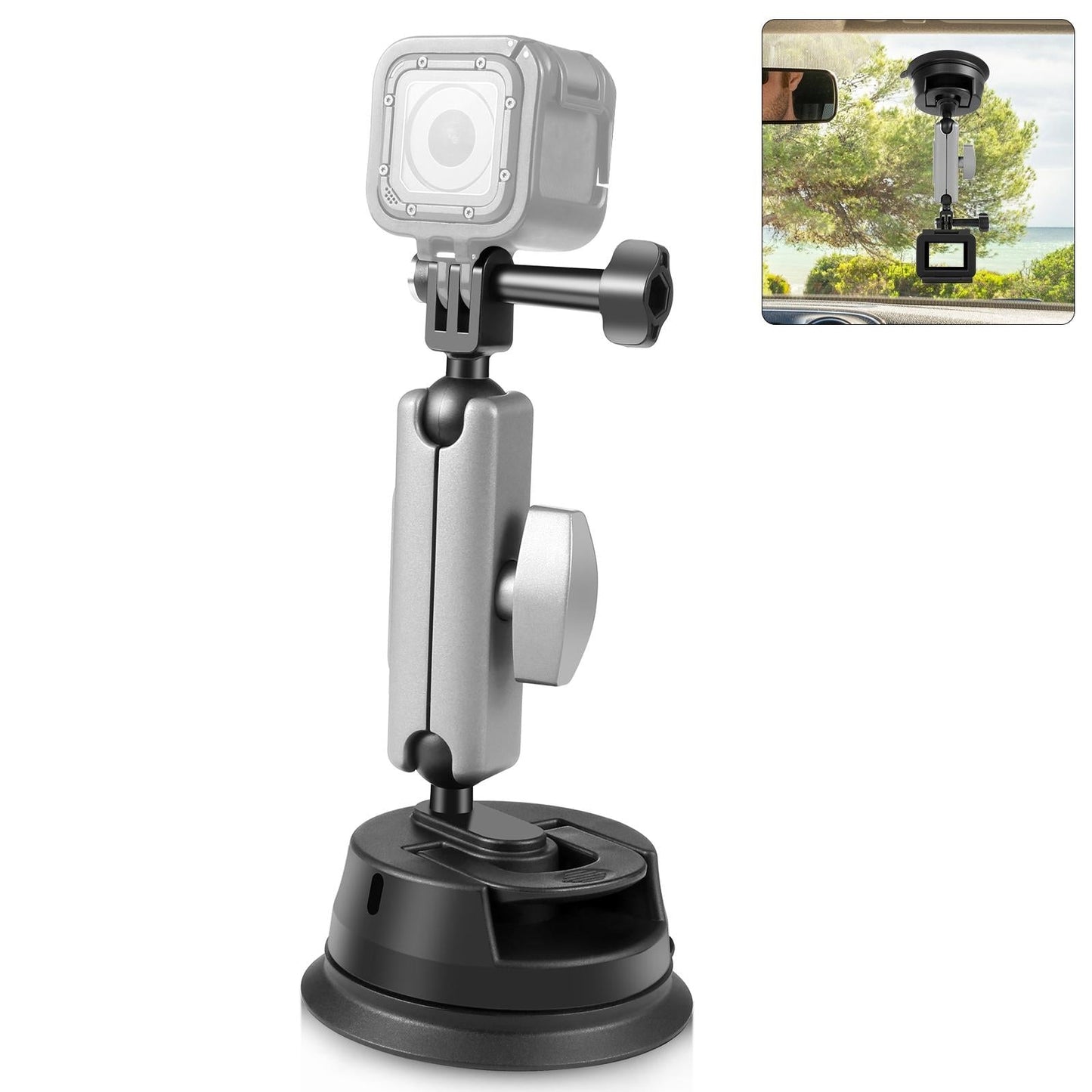 Suction Cup Arm Mount With Adapter And Screw-1915197755559645193