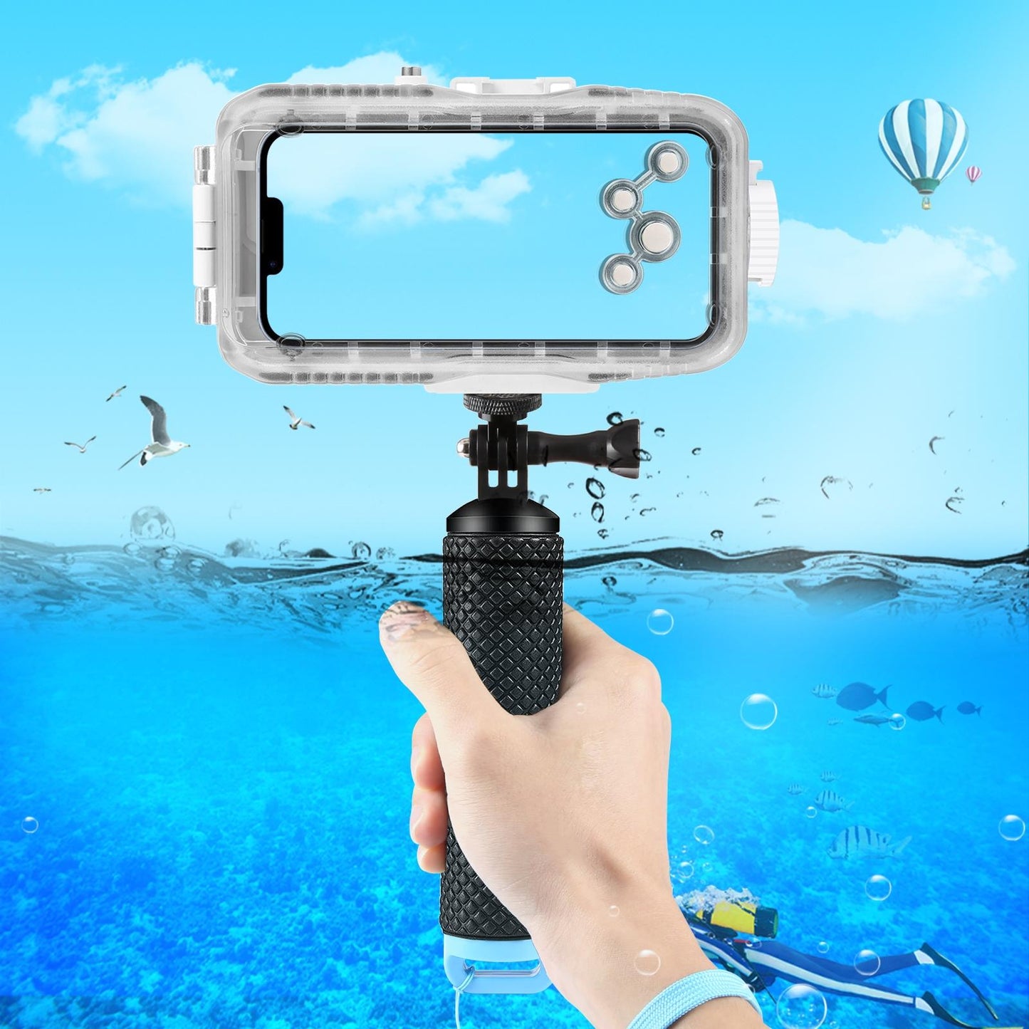Action Camera Floating Handle Grip-1922443410078306306