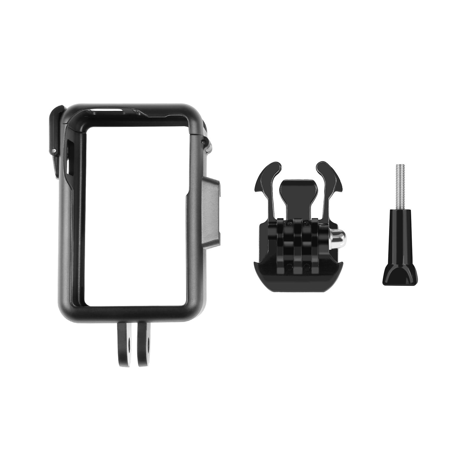 Plastic Cage With Cold Shoes For Dji Action Camera-1915196745676099591