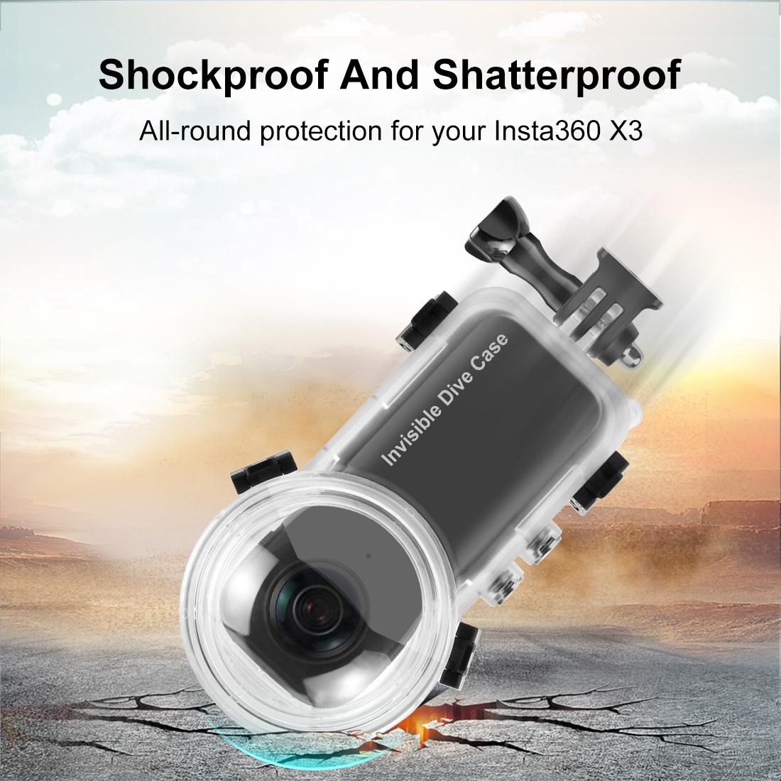 Waterproof Dive Case For Insta360 X3 - 50M Depth-1922443392789385222