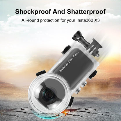 Waterproof Dive Case For Insta360 X3 - 50M Depth-1922443392789385222