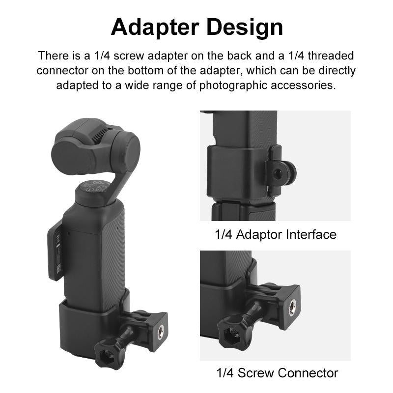 Universal Expansion Bracket For Dji Pocket 3 - 1 / 4 Hole-1915196789863092232