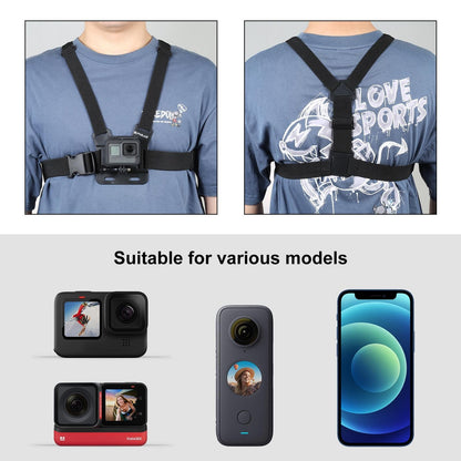 Adjustable Body Mount Belt With Phone Clamp And J Hook Mount-1915197653243793412