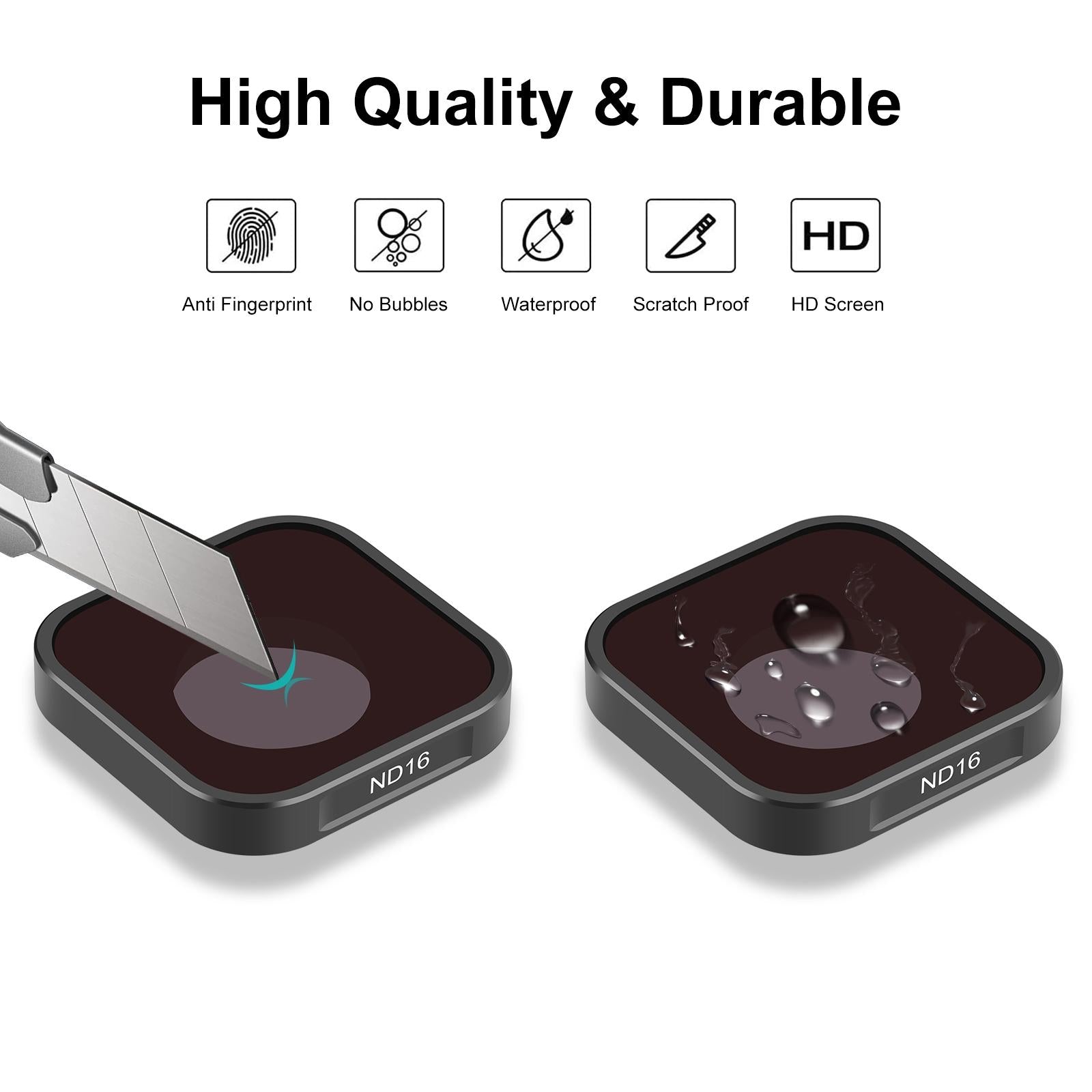 Compatible With Hero12 / 11 / 10 / 9 Gopro Action Camera Lens Filter-1915198422806302722