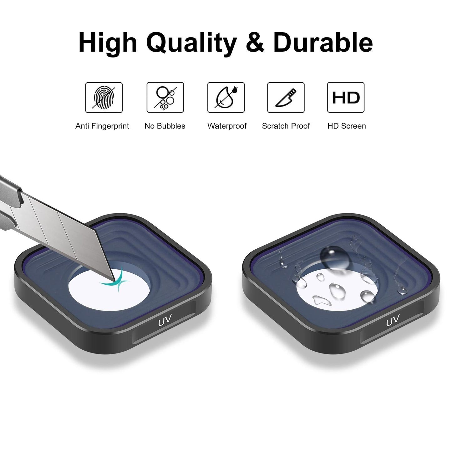 Gopro Action Camera Lens Filter - Compatible With Hero12 / 11 / 10 / 9-1915197724861534211