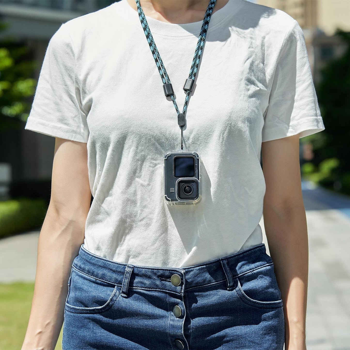 Tpu Case With Lens Cap And Neck Strap For Gopro Hero 9 / 10 / 11 / 12-1915196604000899080