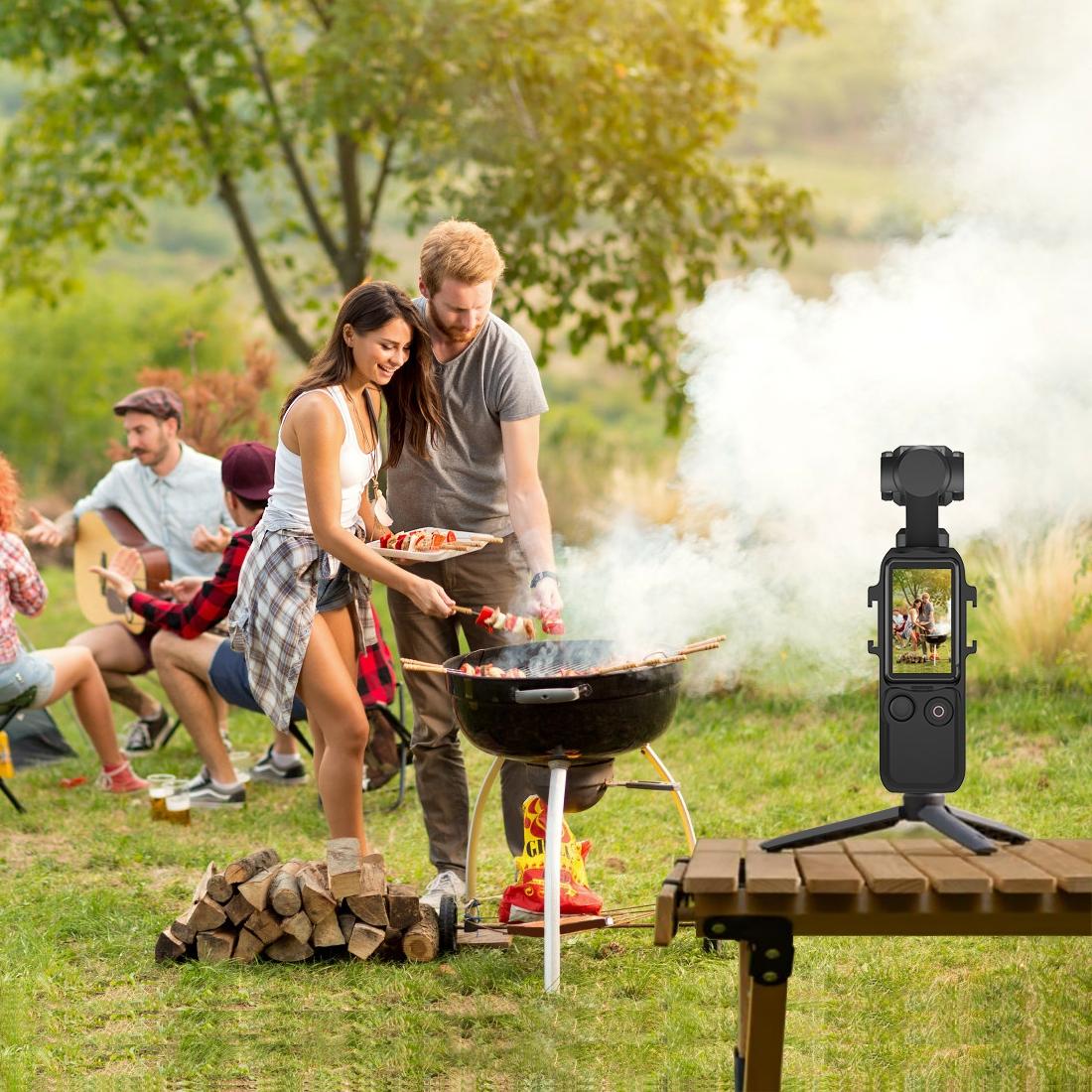 Dual Cold Shoe Adapter Bracket For Dji Pocket 3 Cage-1915196734259204105