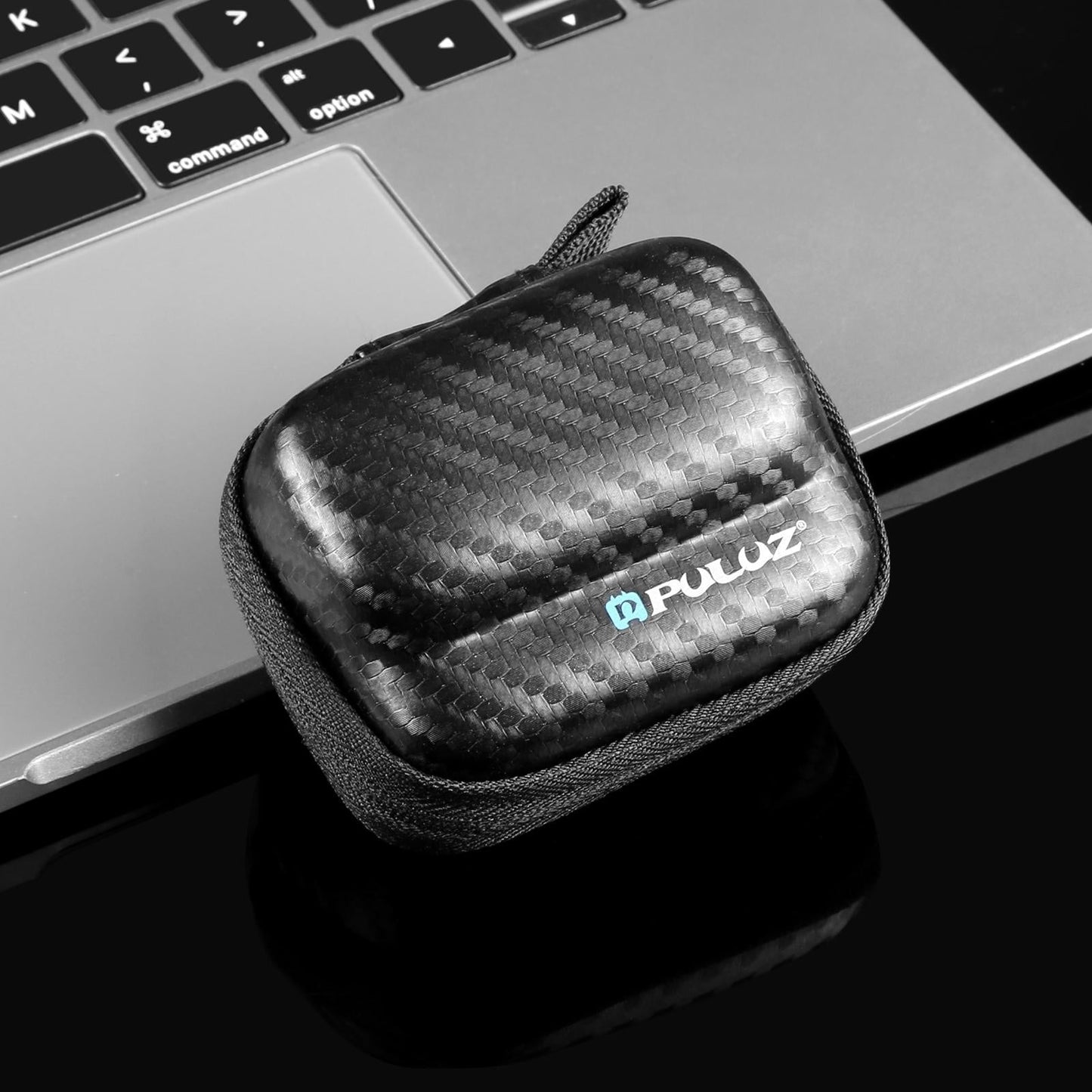 Portable Carbon Fiber Eva Storage Bag For Insta360 Go 3 / 3S Mini Body - Black-1915196754316365831