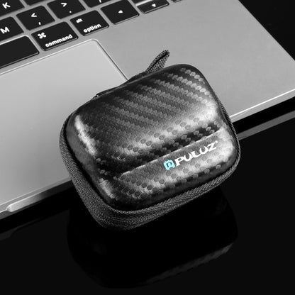 Portable Carbon Fiber Eva Storage Bag For Insta360 Go 3 / 3S Mini Body - Black-1915196754316365831