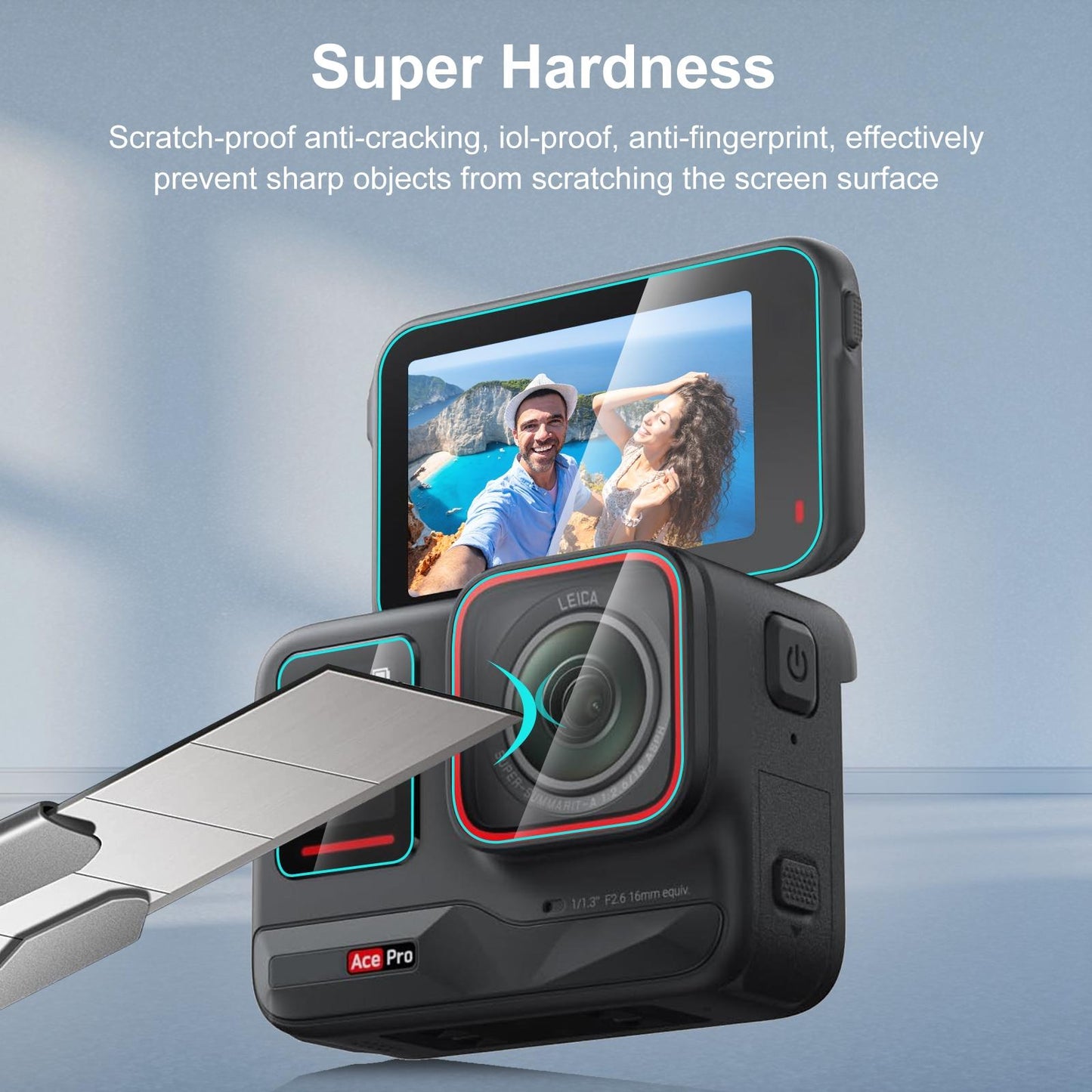 Tempered Glass Film For Rear And Front Screen - 3 In 1-1915196603237535748