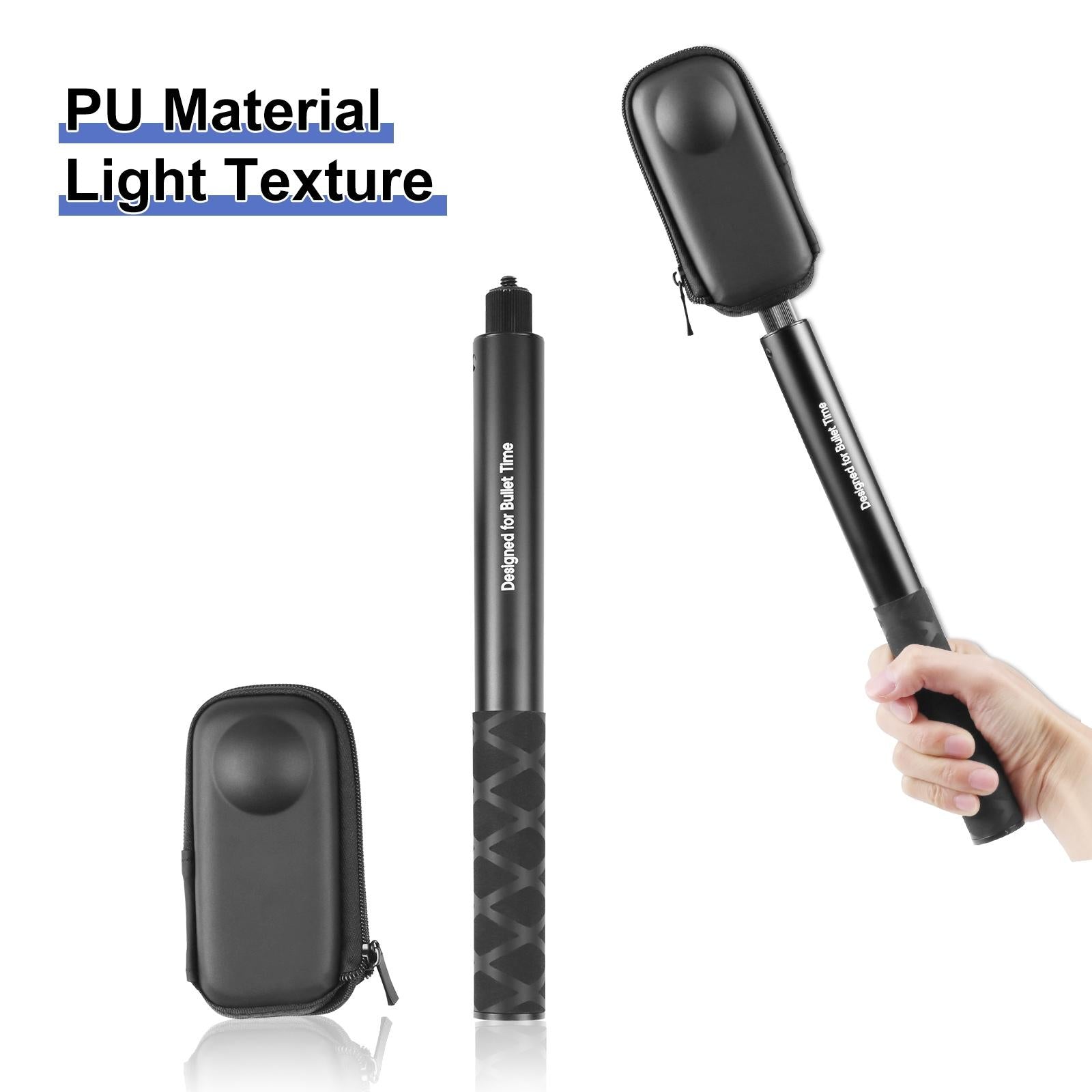 Portable Storage Bag For Insta360 X4 Puluz Camera - Black-1915196759928344582