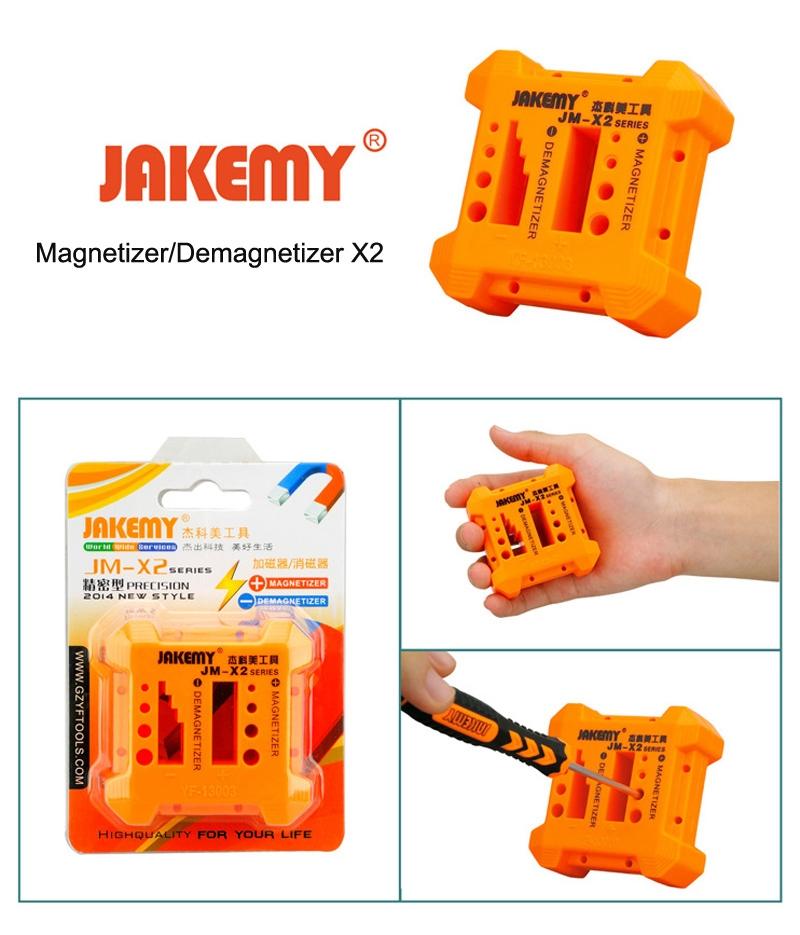 Medium-Sized Jakemy Magnetizer / Demagnetizer With Screwdriver Holes-1915197867828580356