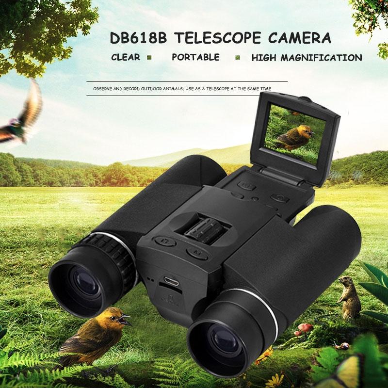 10X25 Zoom Binocular Telescope With Hd Digital Camera And 1.5 Lcd Screen - Black-1915197231410057223