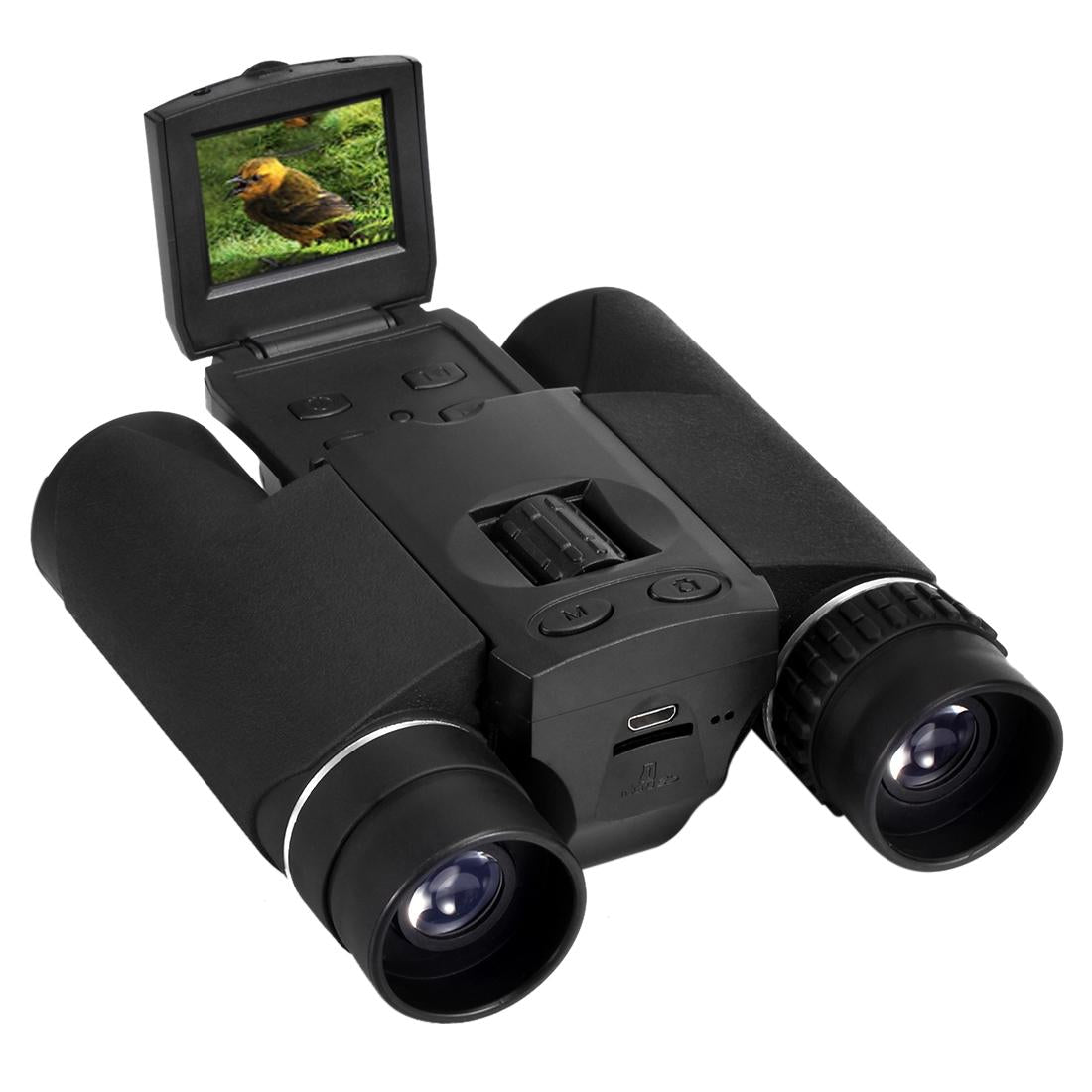10X25 Zoom Binocular Telescope With Hd Digital Camera And 1.5 Lcd Screen - Black-1915197231410057224