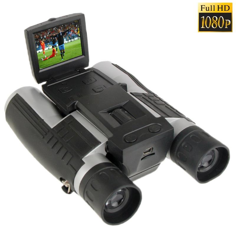 5Mp 12X32 Zoom Telescope Binocular Digital Camera With 2.0 Tft Lcd Screen - Black-1915197514978562048