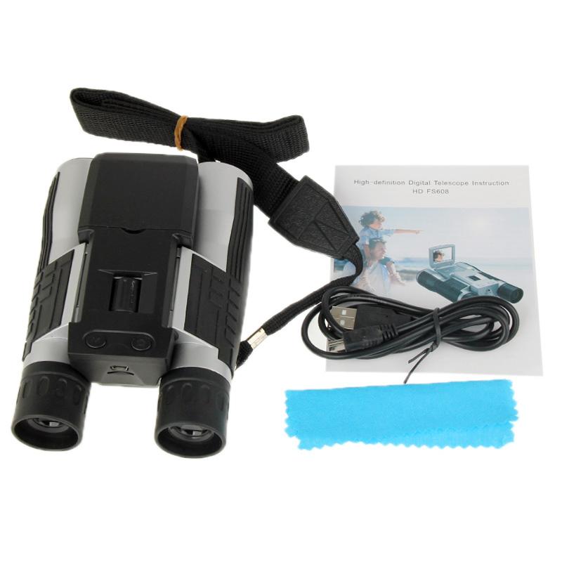 5Mp 12X32 Zoom Telescope Binocular Digital Camera With 2.0 Tft Lcd Screen - Black-1915197514978562053