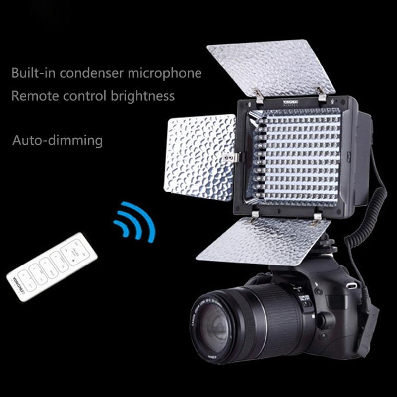 Yn-160 Ii Led Video Light With Remote For Canon Nikon Dslr - Luminance Control-1915197884651933699